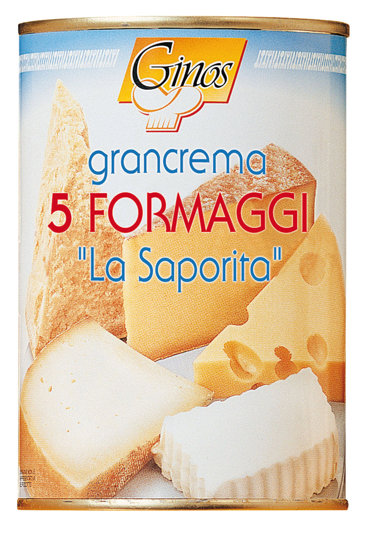 CREMA DE 5 QUESOS 400GR