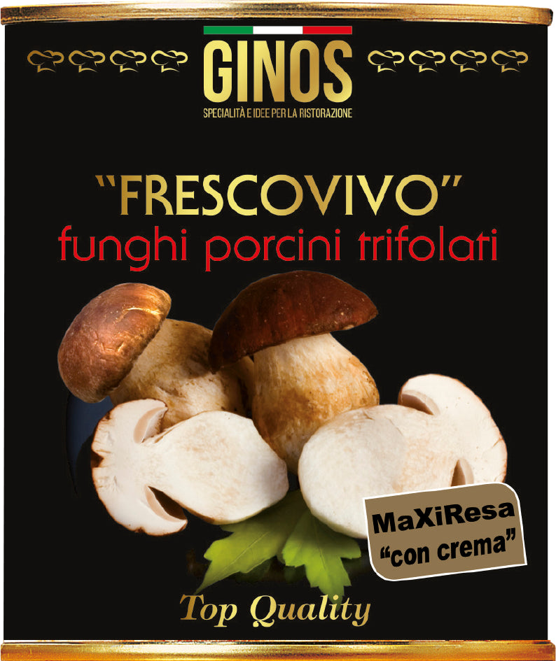 BOLETUS CEPS LAMINADOS CON CREMA DE HONGOS 1KG