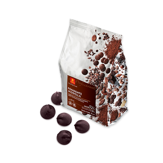 COBERTURA CHOCOLATE NEGRO 52% 4KG  "MODELLA"