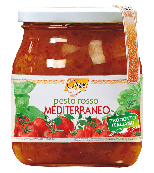 PESTO ROJO MEDITERRANEO 520GR